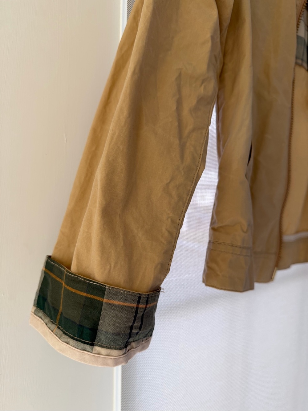 Barbour Campbell Jacket with Brown Corduroy Collar - Picture 7 of 12